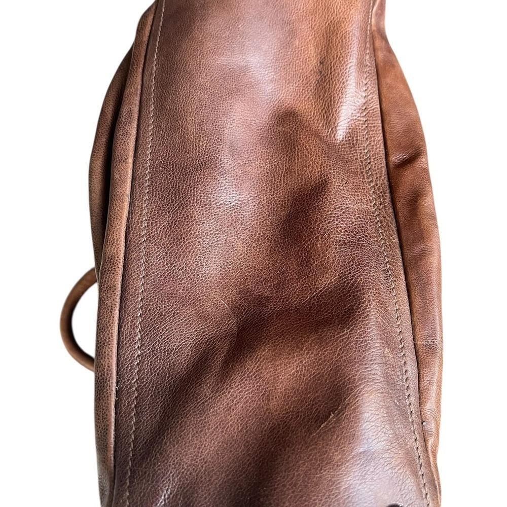 Prada Tan Leather Men's Briefcase - Picture 2 of 9